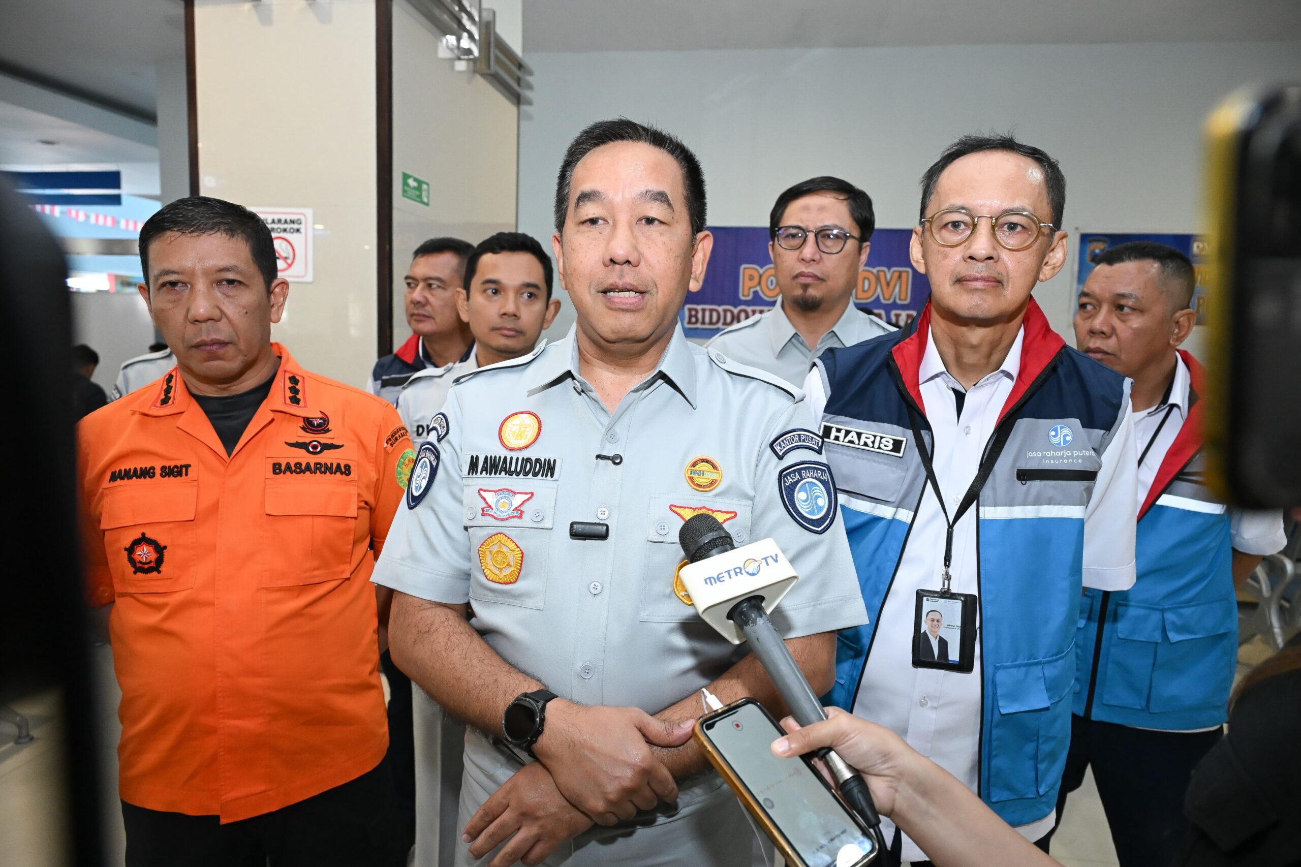 Pastikan Pelayanan Maksimal, Direksi Jasa Raharja Tinjau Korban Kebakaran KM Mutiara Sentosa II