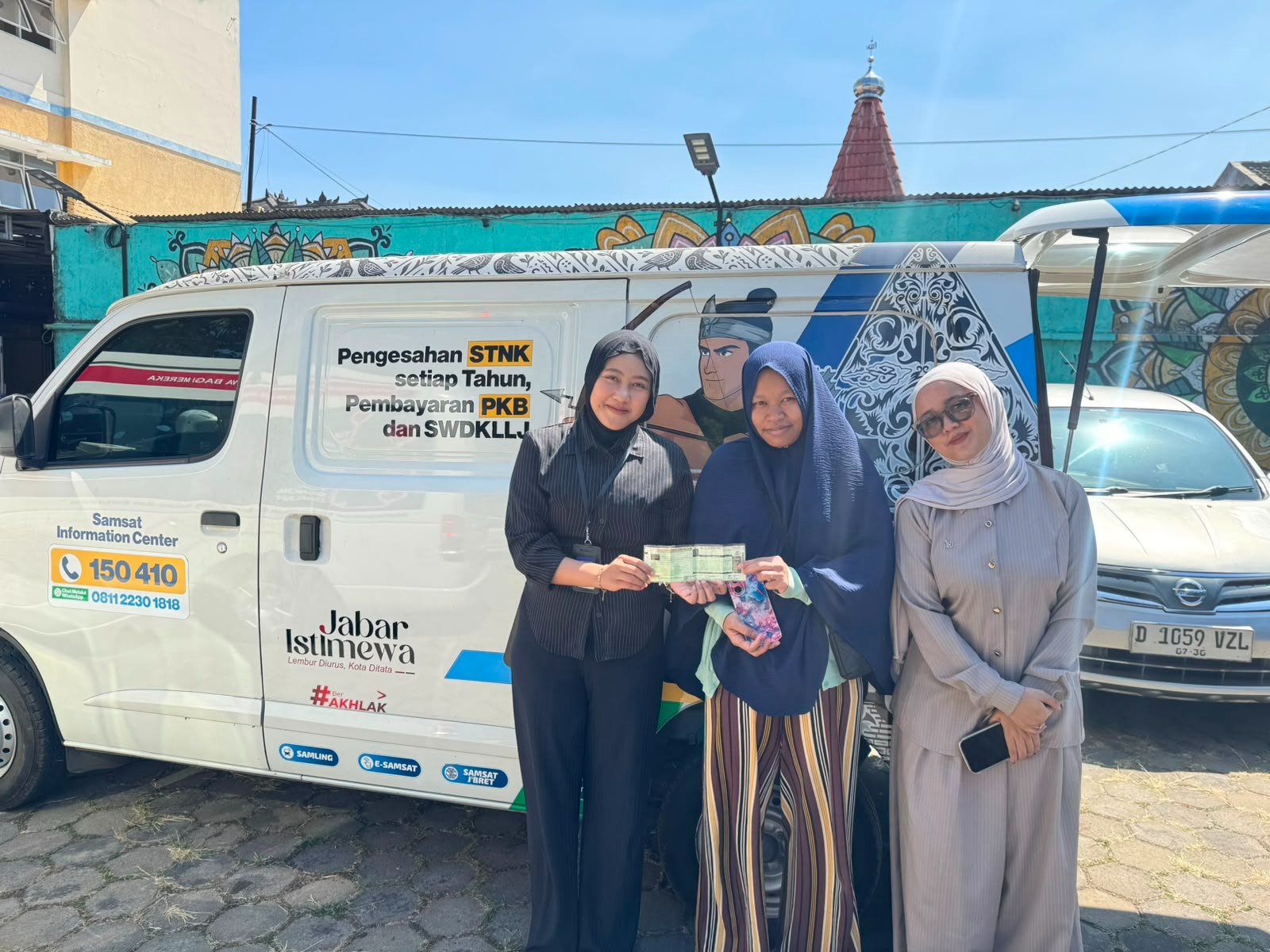 Melayani Sepenuh Hati, Hari Minggu Samsat Soekarno Hatta Hadir Lebih Dekat