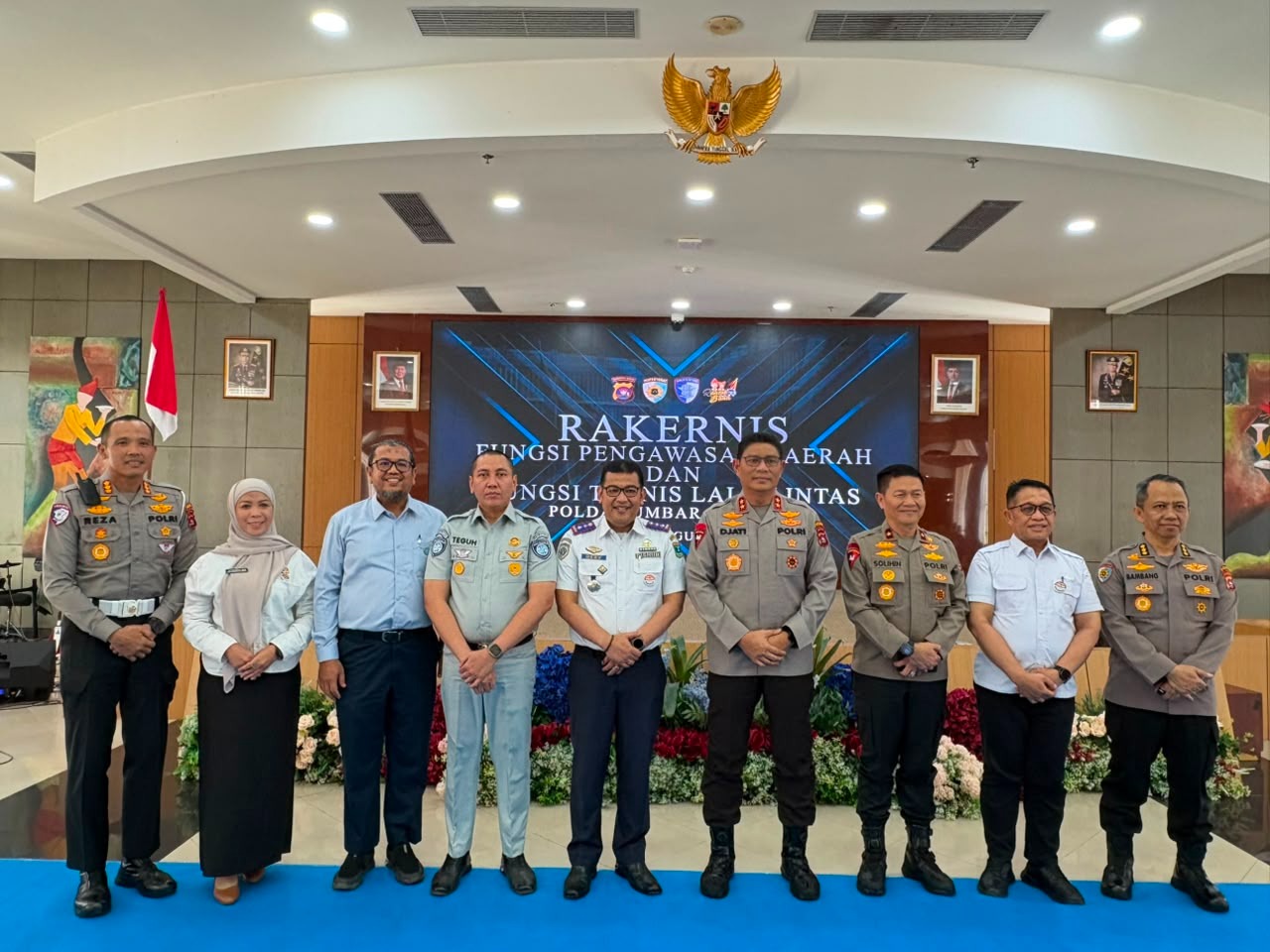 Jasa Raharja Sumbar Perkuat Sinergi dengan Ditlantas Polda Sumbar dalam Rakernis Fungsi Lantas 2026