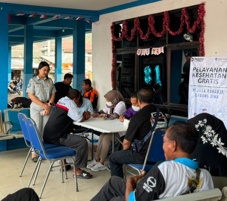 Jasa Raharja Cabang Bima Dukung Kesehatan dan Keselamatan Pengguna Transportasi Melalui MUKL