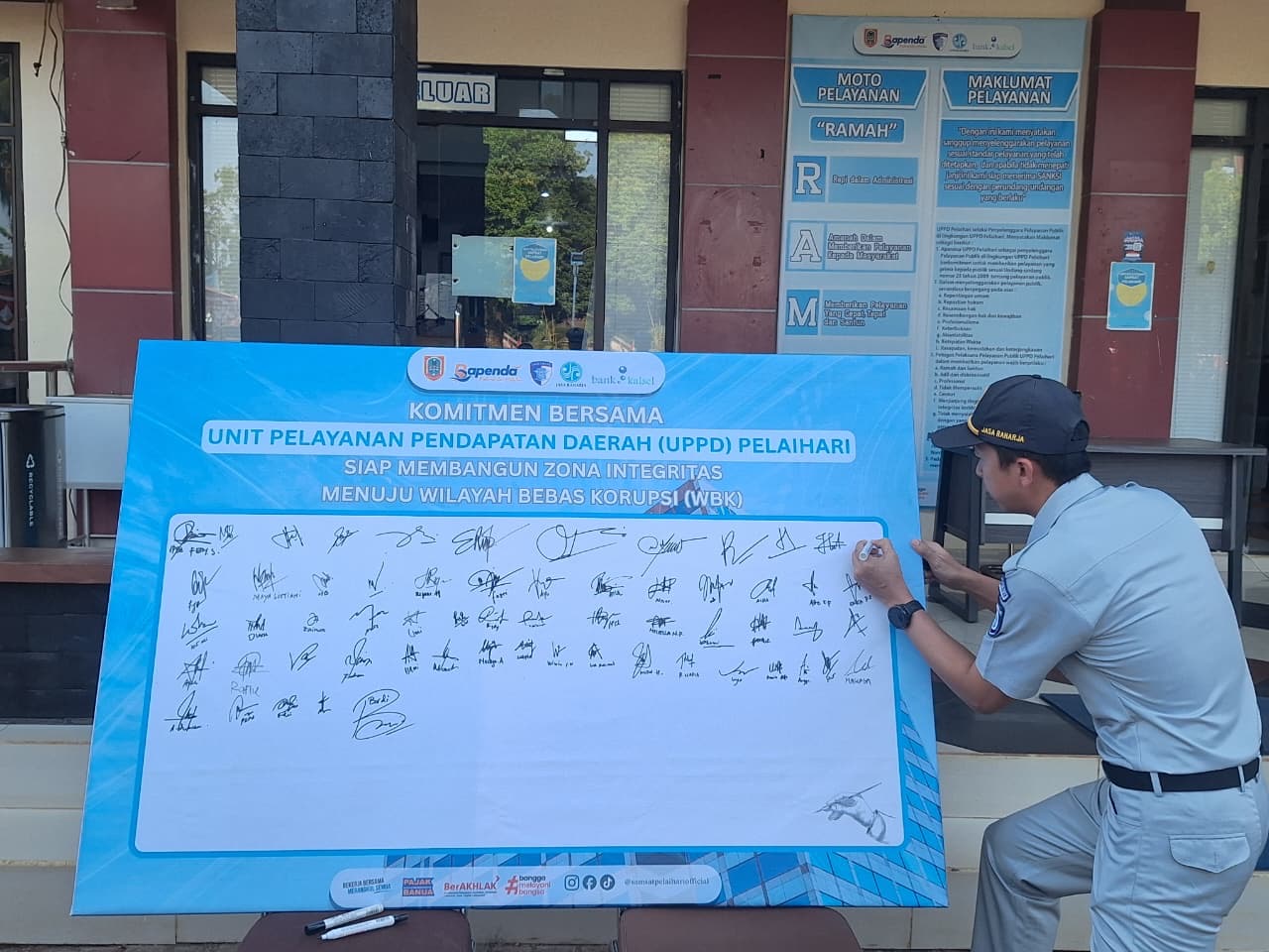 Tim Pembina Samsat Pelaihari Perkuat Integritas dan Kualitas Pelayanan Menuju Wilayah Bebas dari Korupsi