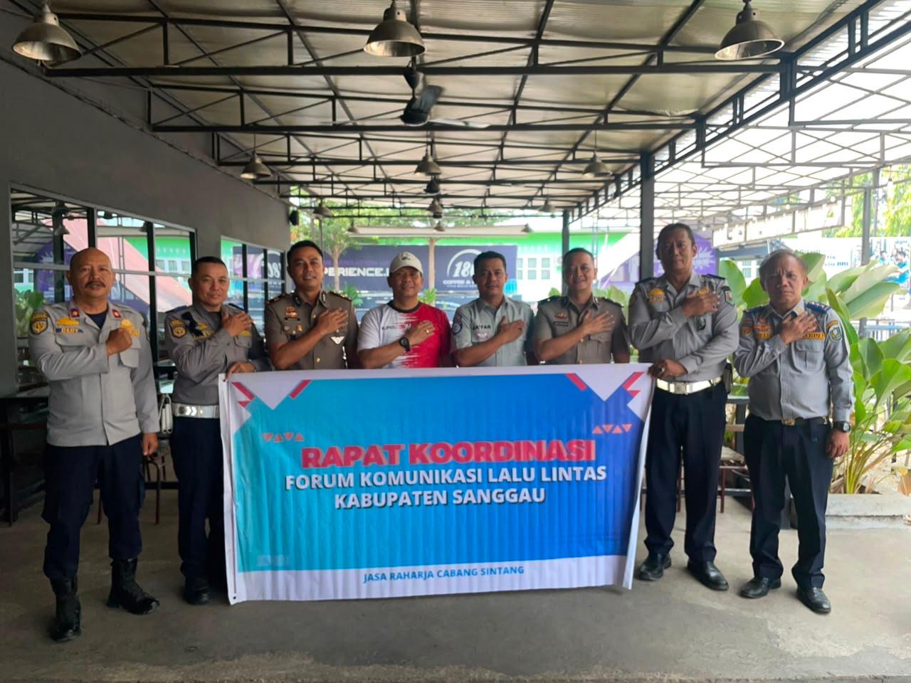 Perkuat Keselamatan Lalu Lintas, Jasa Raharja Sintang Gelar FKLL di Kabupaten Sanggau