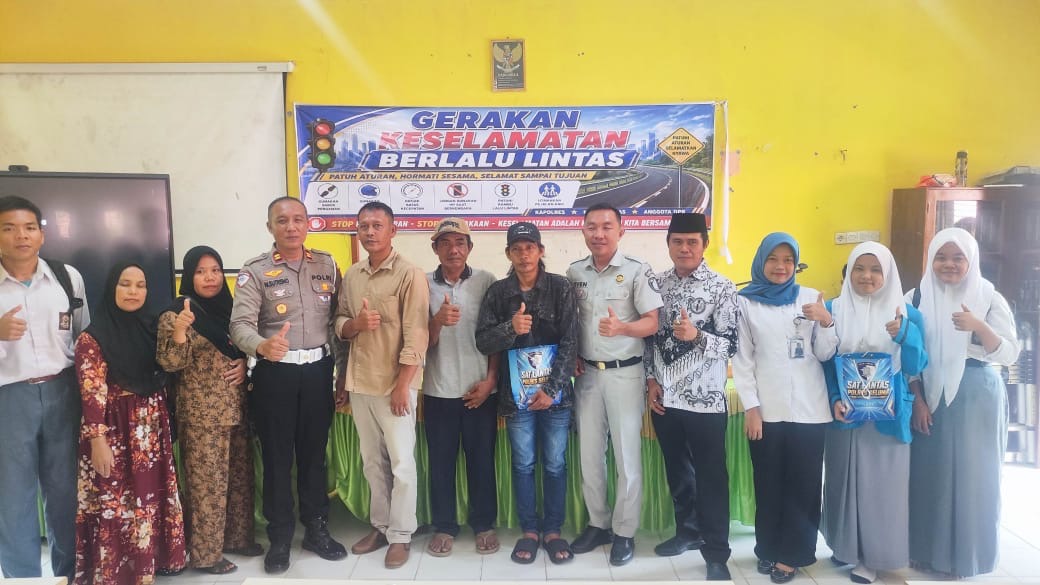 Jasa Raharja Bengkulu Edukasi Keselamatan Berlalu Lintas di SMKN 1 Seluma