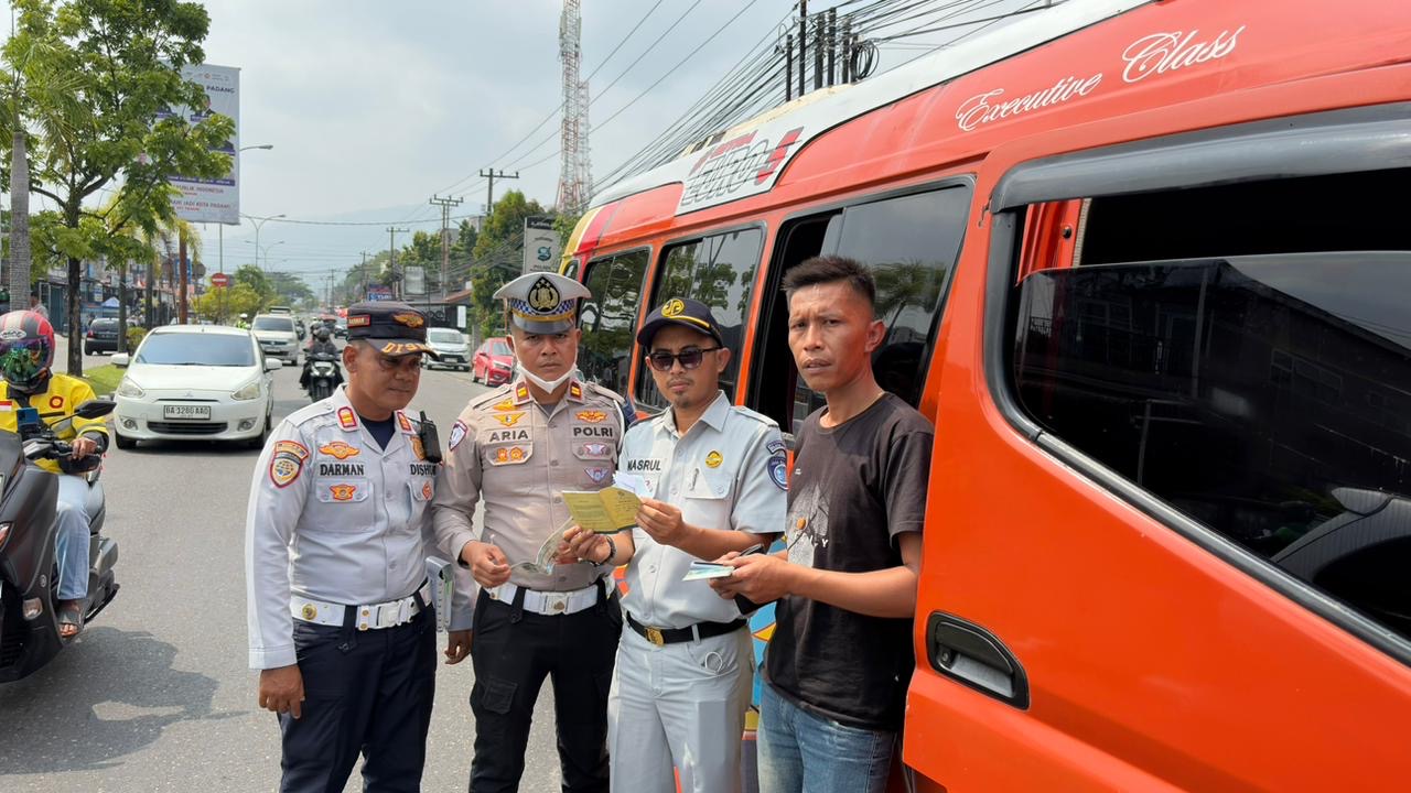 Operasi Gabungan, Jasa Raharja Sumbar Dorong Kepatuhan Pajak dan Keselamatan Berlalu Lintas