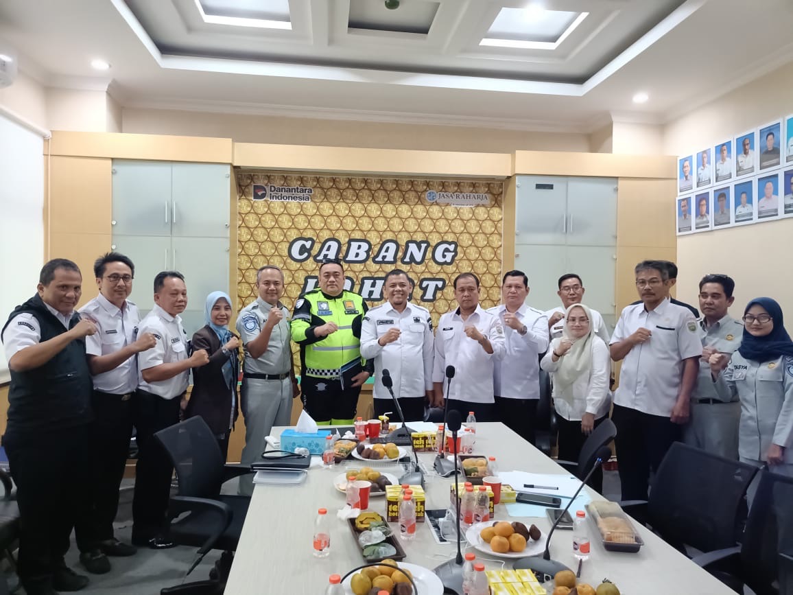 Jasa Raharja Cabang Lahat dan Tim Pembina Samsat Lahat Bahas Samsat Menyapa Terpadu serta Optimalisasi PAD melalui Opsen PKB