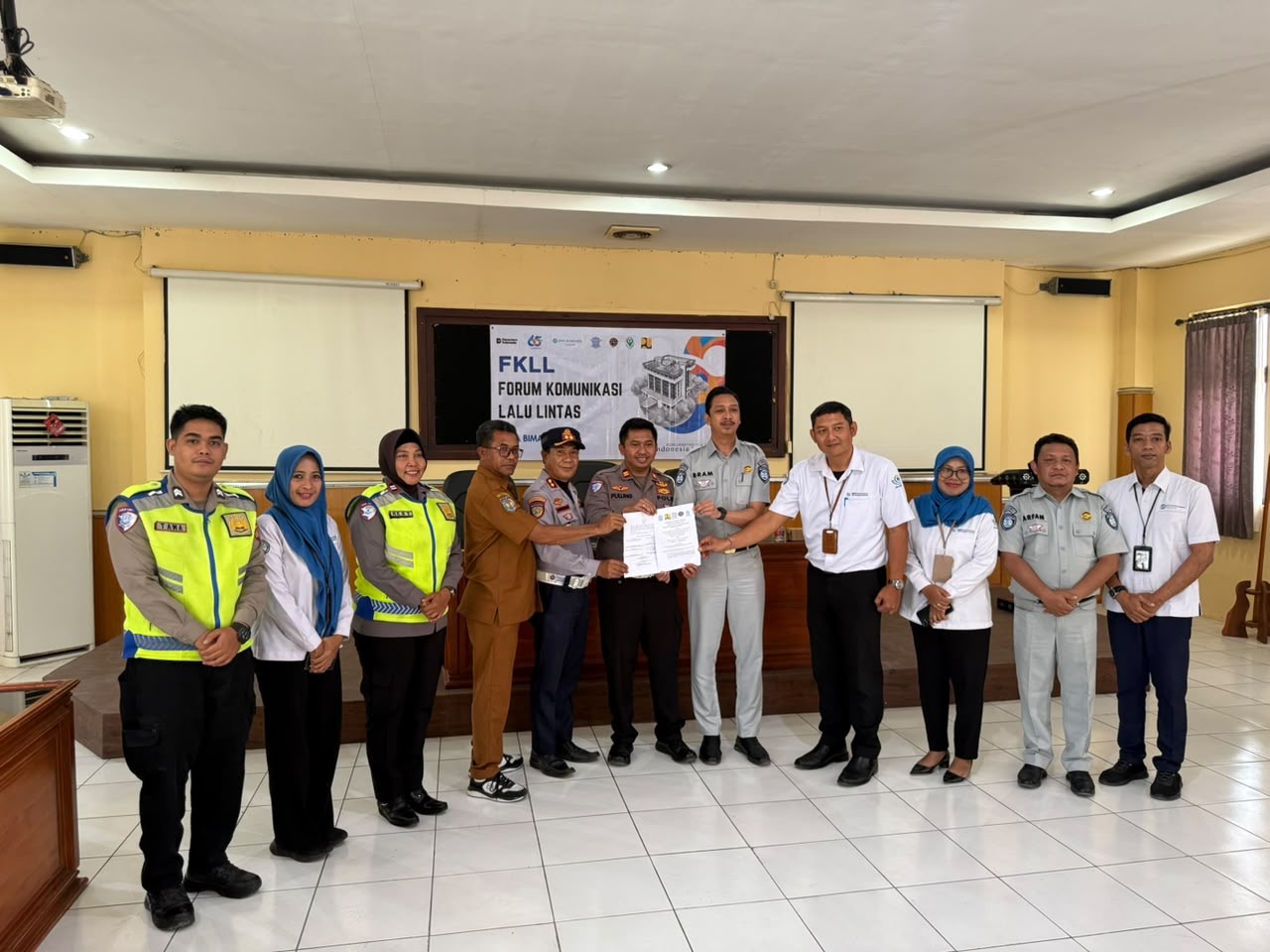 Jasa Raharja Cabang Bima Perkuat Sinergi FKLL Kota Bima untuk Tingkatkan Keselamatan Jalan