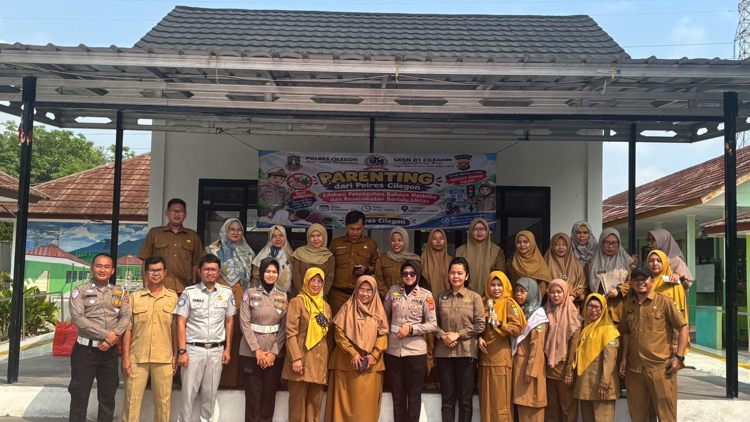 Edukasi Keselamatan Tanpa Meninggalkan Siapa Pun, Jasa Raharja Hadir di SKhN 01 Kota Cilegon