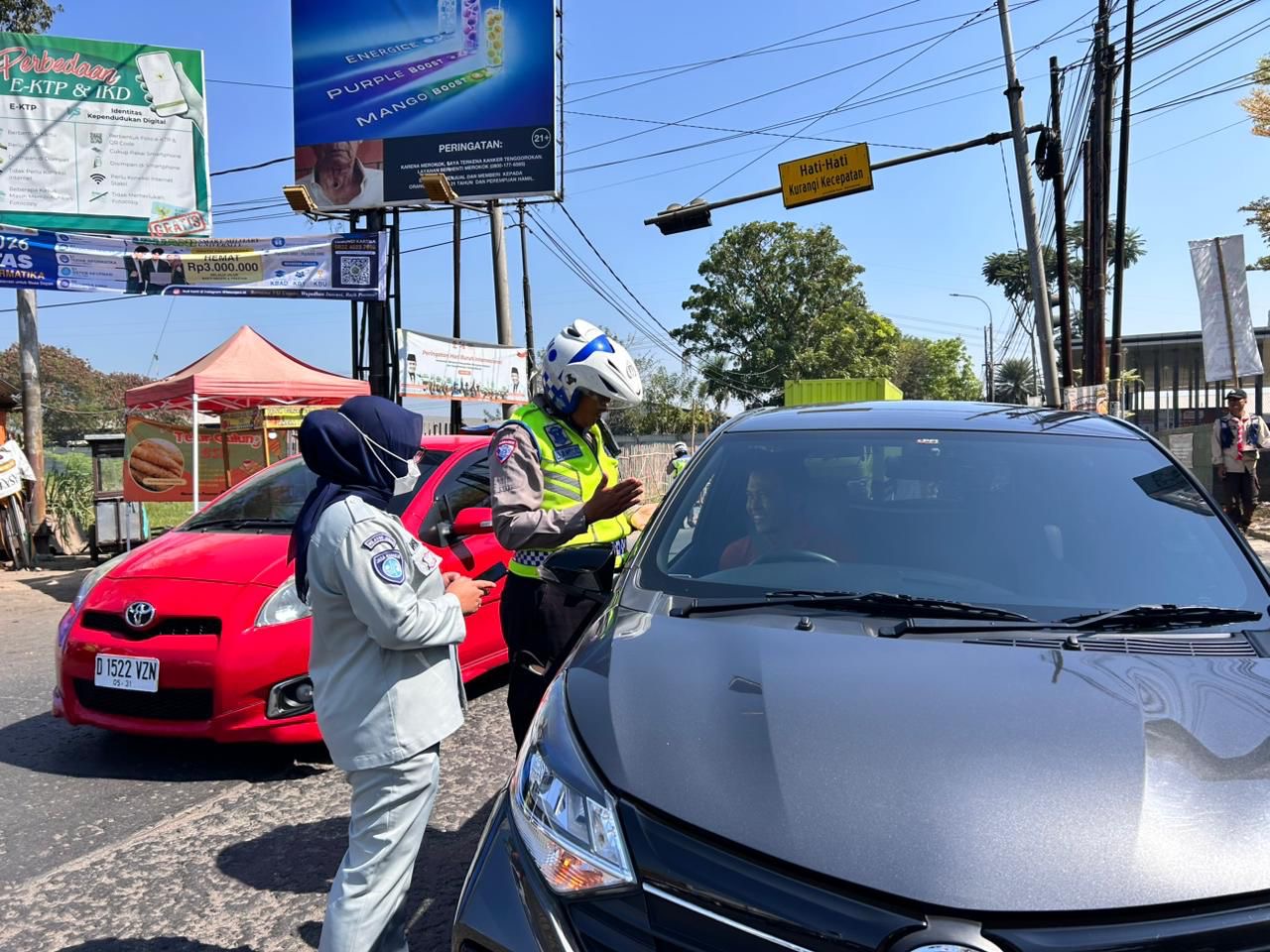 Samsat Rancaekek Gelar Operasi Gabungan di Thee Matic Majalaya