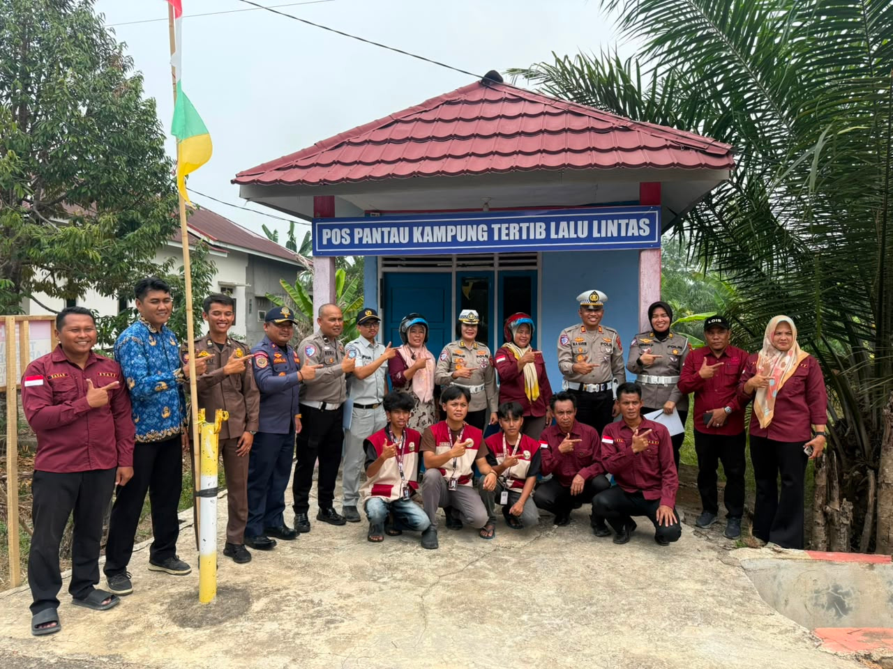 Penilaian Kampung Tertib Muratara Dorong Budaya Keselamatan Berlalu Lintas