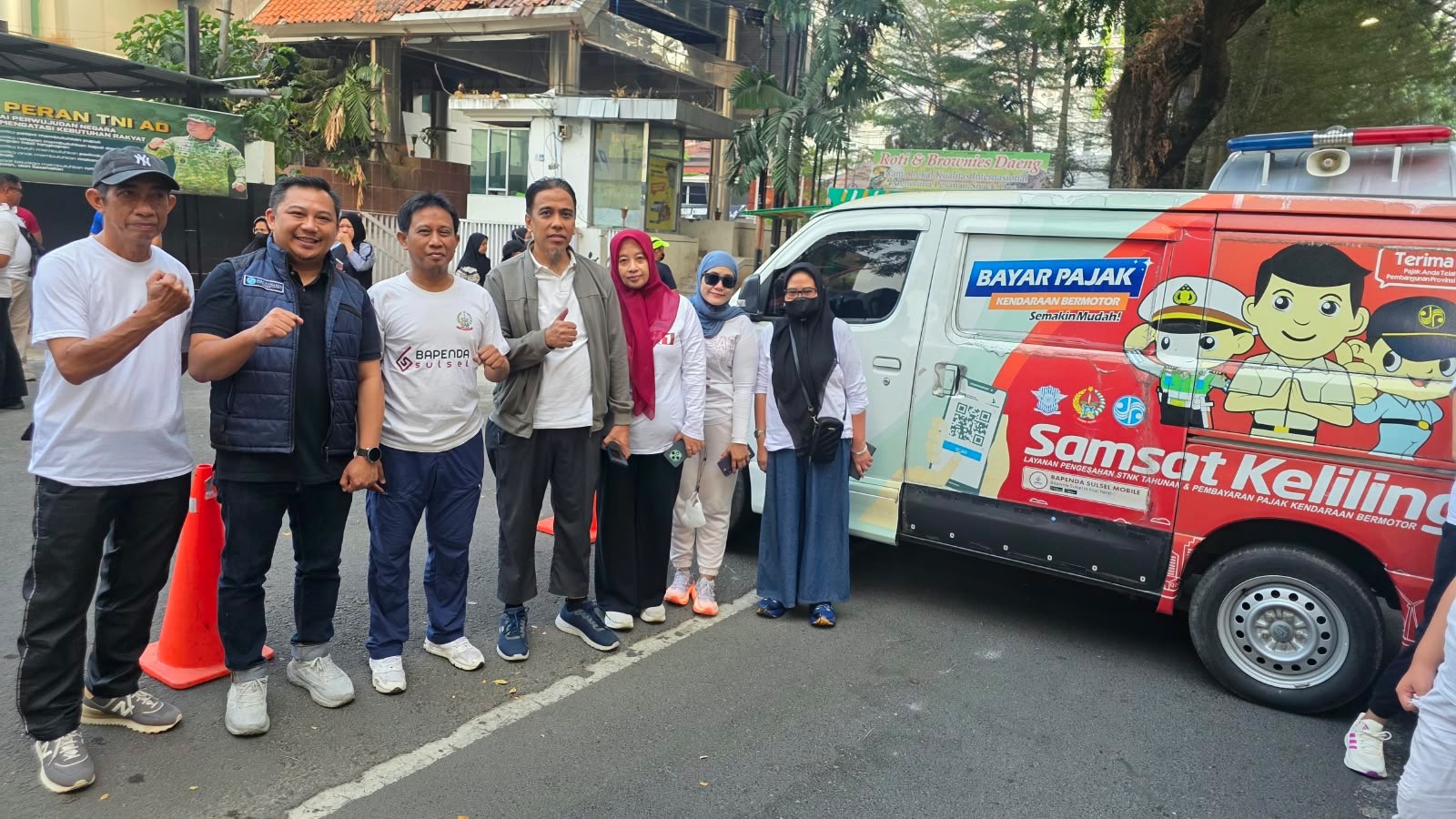 Meriahkan HUT ke-357 Sulsel, Jasa Raharja Boyong Samkel ke CFD Sudirman dan Tebar Diskon Pajak