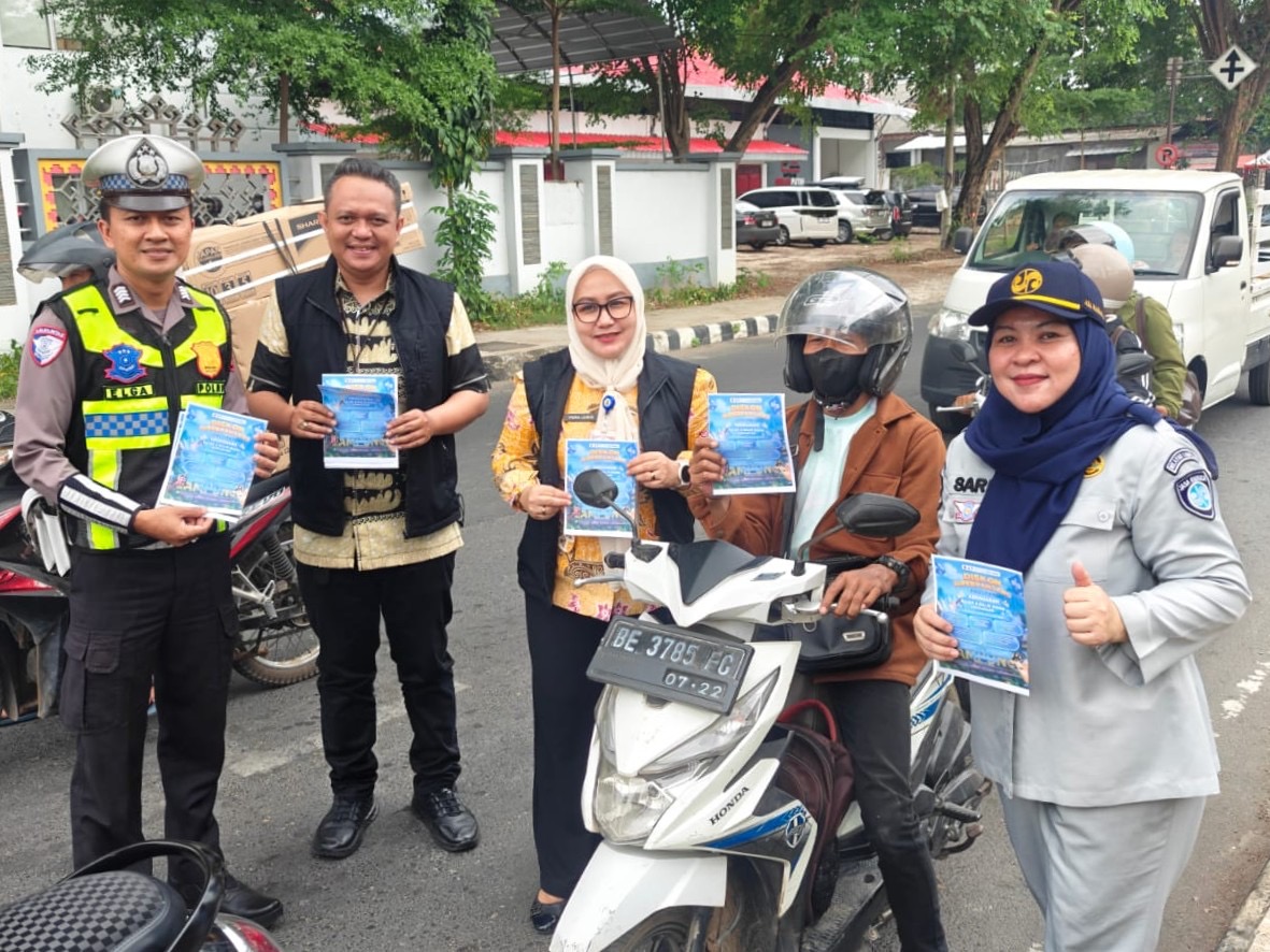 Operasi Gabungan di Taman Kota Metro, Jasa Raharja Dorong Warga Manfaatkan Keringanan Pajak