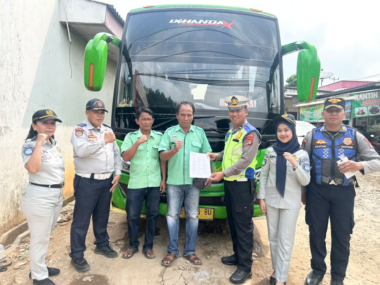 Jasa Raharja Kawal Keselamatan Angkutan Umum, Rampcheck Digelar di Lampung Utara