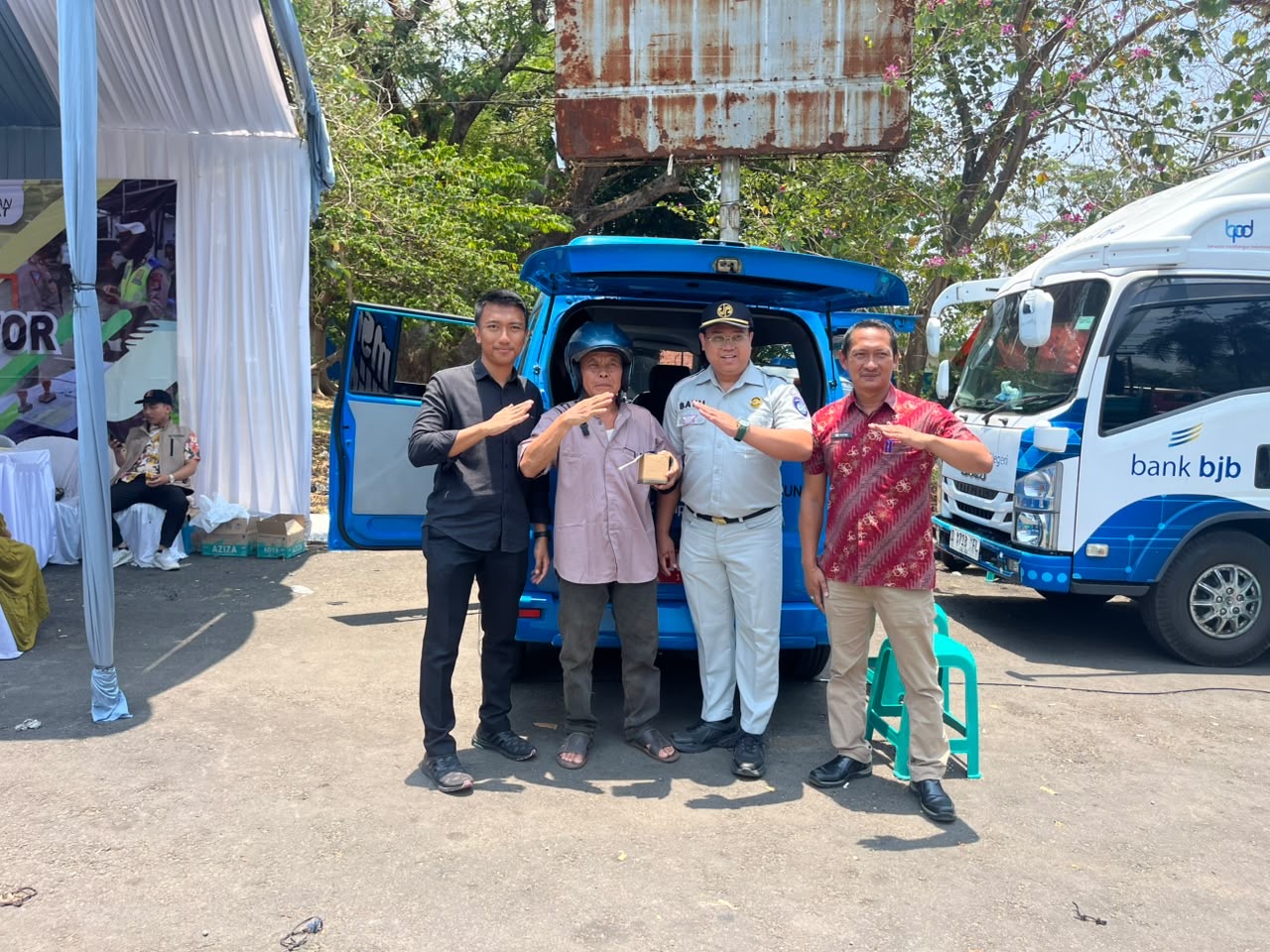 Tingkatkan Kepatuhan Wajib Pajak, PT Jasa Raharja (Persero) Cabang Cirebon Bersama Tim Pembina Samsat Gelar Pemeriksaan Pajak Kendaraan Bermotor di Wilayah Cabang Cirebon