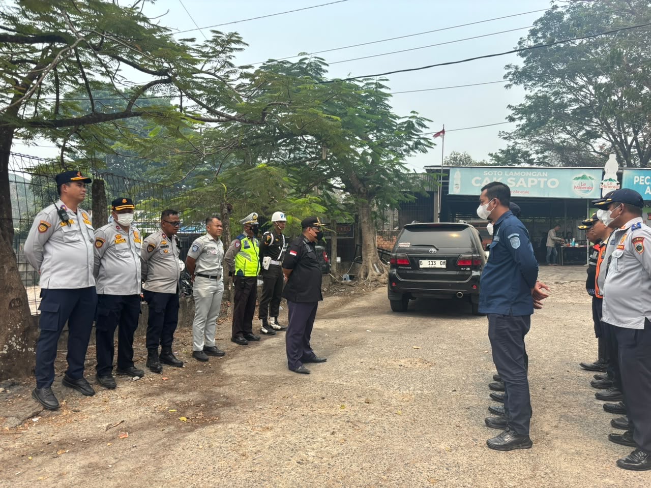 PT Jasa Raharja Kanwil Sumsel Turut Serta dalam Operasi Gabungan Angkutan Barang di Jalan Demang Lebar Daun