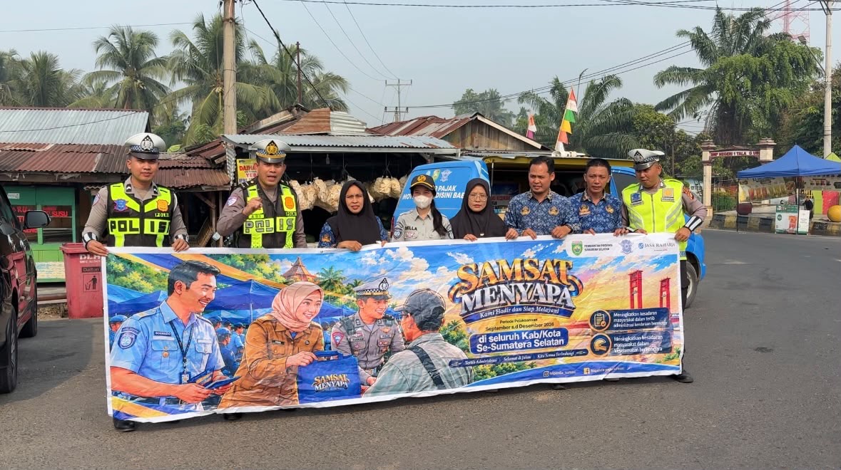 Tim Samsat Pali, Dorong Kesadaran PKB Melalui Samsat Menyapa Terpadu di Kab Pali