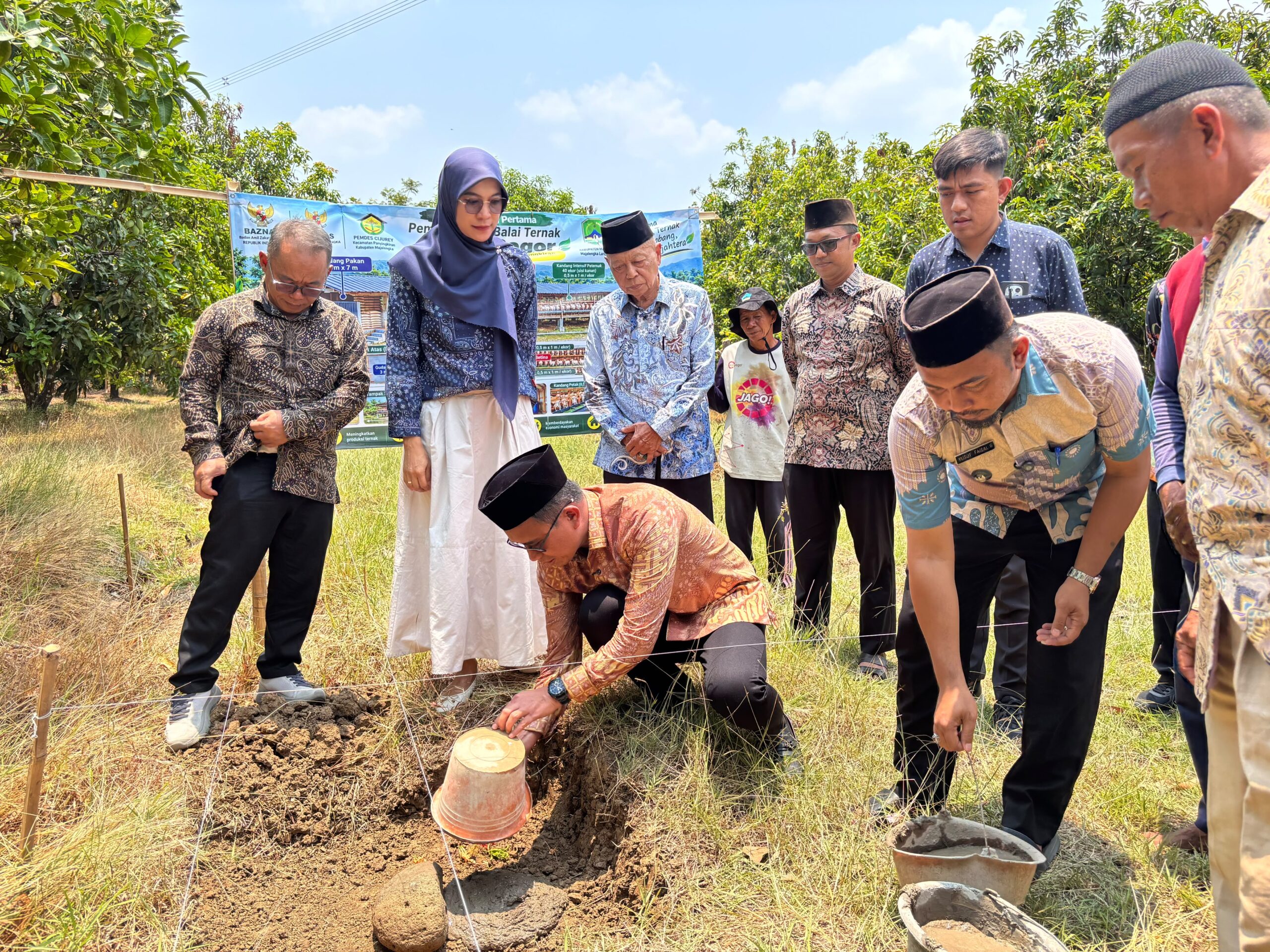‎BAZNAS Majalengka Bangun Peternakan Modern Berbasis Zakat, Siapkan 225 Ekor Kambing‎‎