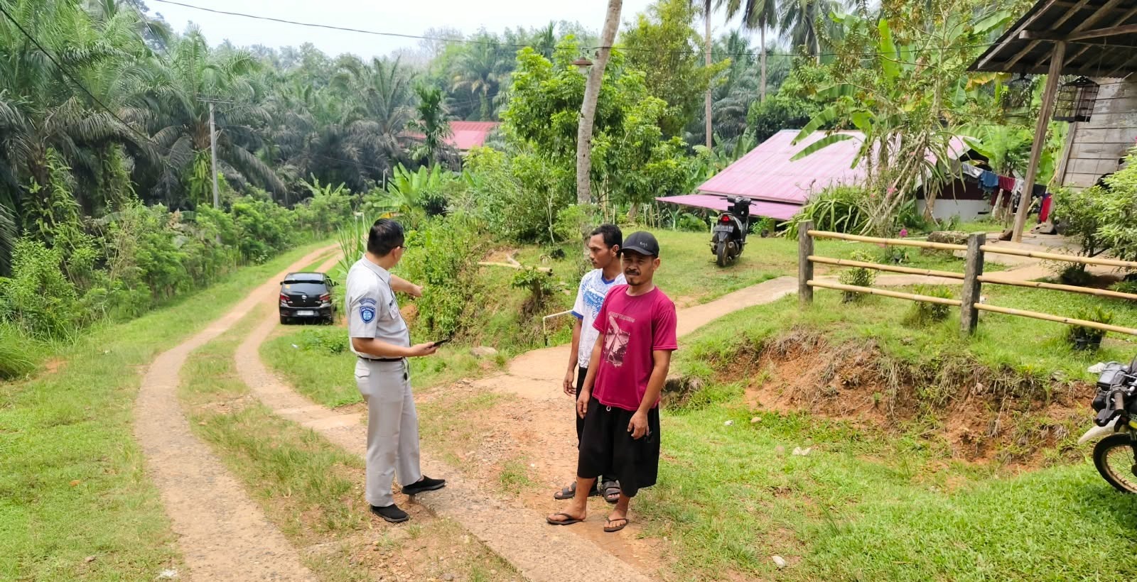PT Jasa Raharja (Persero) Bengkulu Utara Gerak Cepat Survei Dua TKP dan Kunjungi Korban Kecelakaan