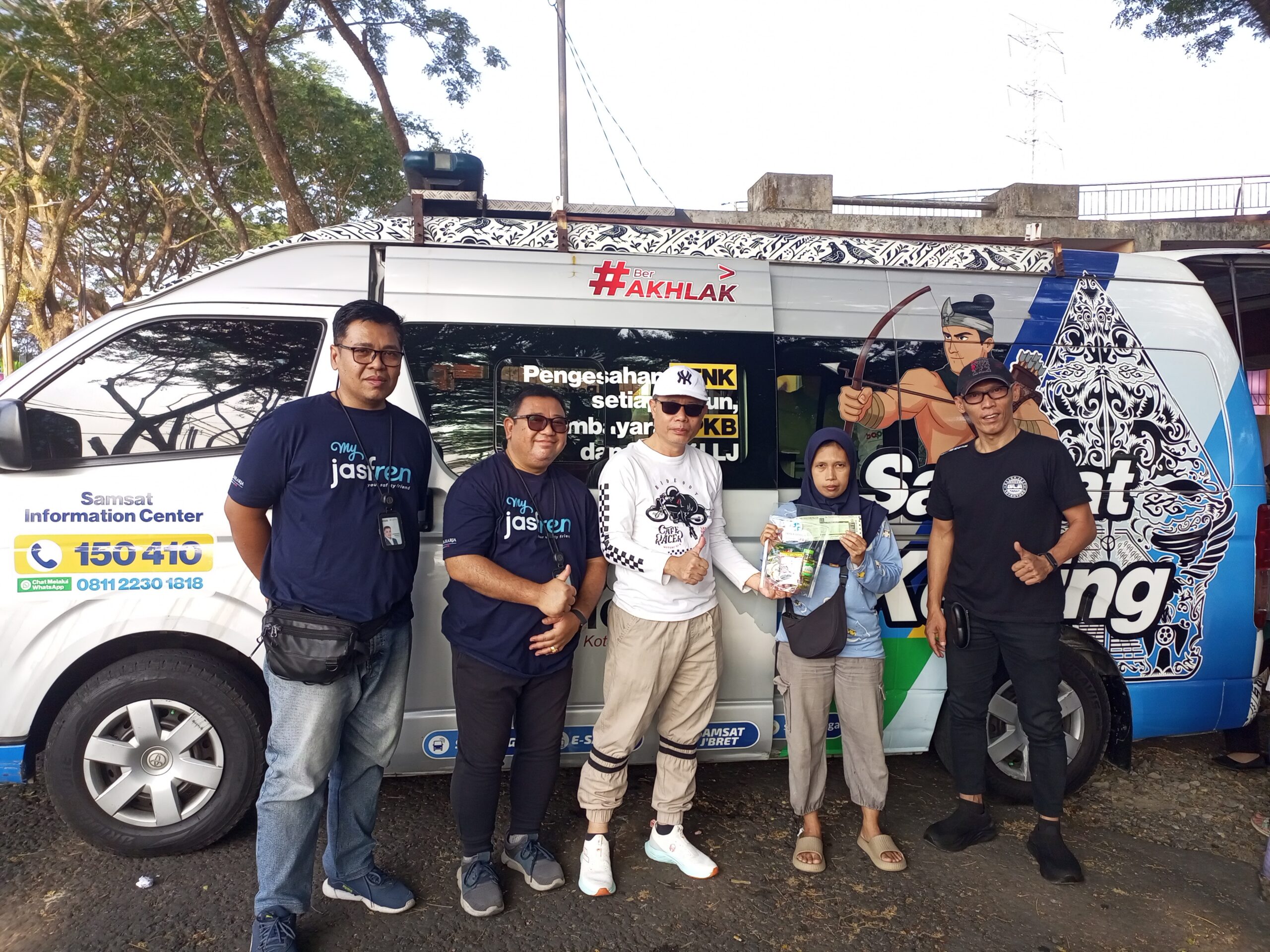 Jasa Raharja Tasikmalaya Bersama P3D Ciamis Hadirkan Samsat Keliling di CFD Taman BMX, Apresiasi Wajib Pajak Taat
