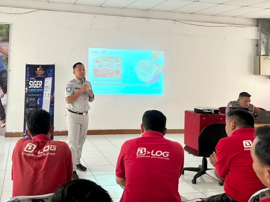 Jasa Raharja Edukasi Pengemudi Logistik tentang Keselamatan dan Keringanan Pajak di Lampung Utara