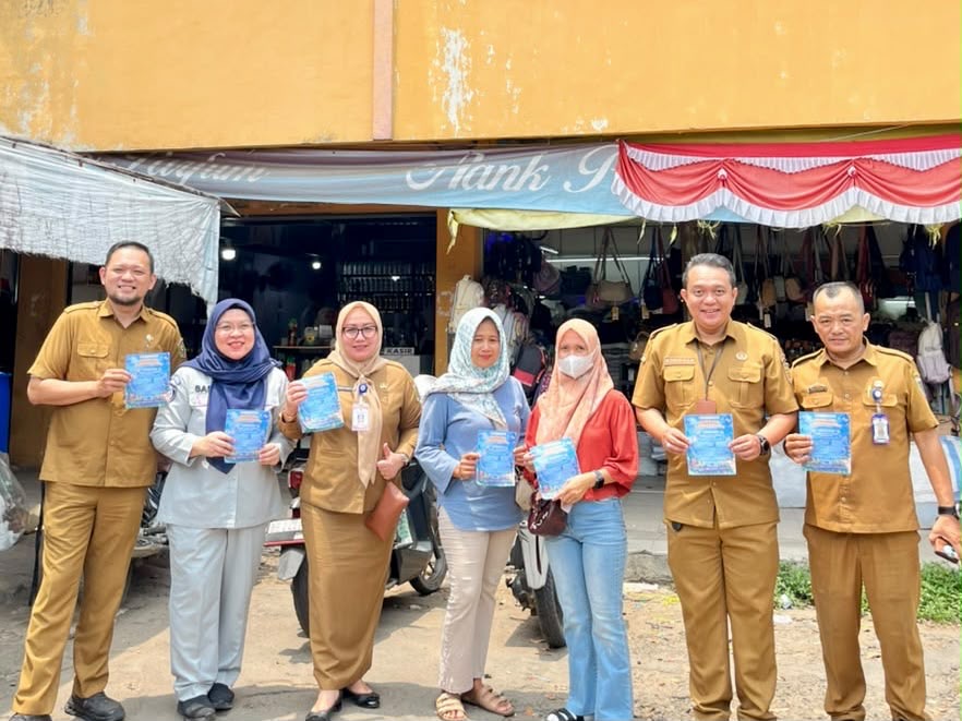 Sambangi Pasar Tengah, Samsat Metro Ajak Masyarakat Manfaatkan Program Keringanan Pajak Kendaraan