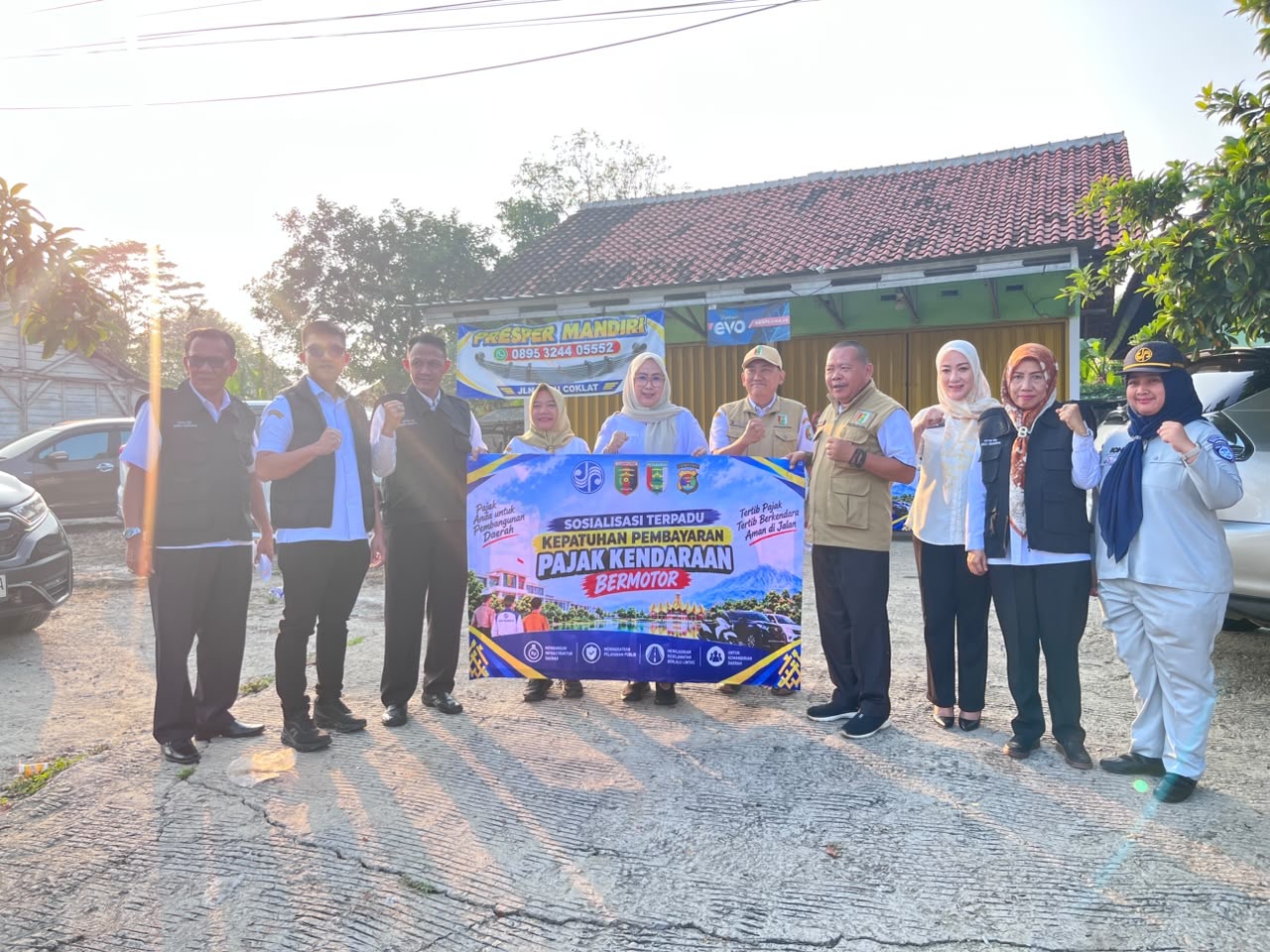 Jasa Raharja Perkuat Peran Preventif, Edukasi Pajak dan Keselamatan Pengendara di Pesawaran